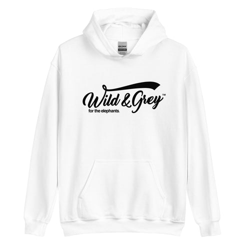 Retro Elephant Logo - Over Head Mens Hoodie